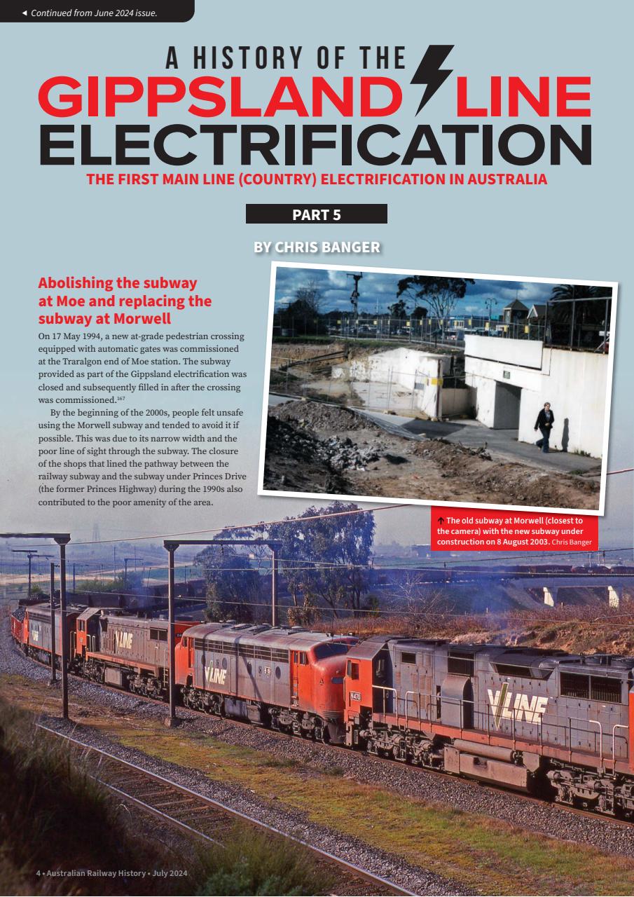 Australian Railway History Preview Pages