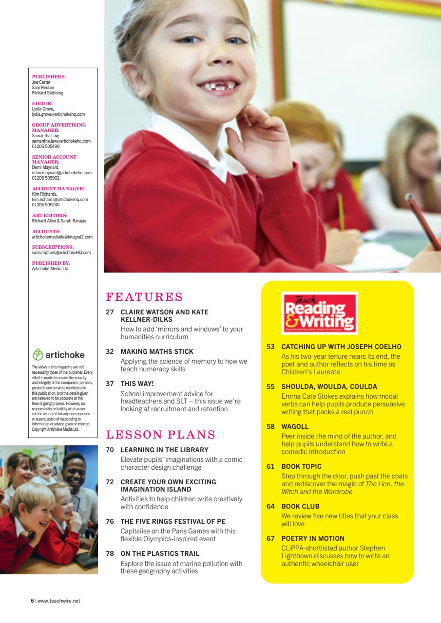 Teach Primary Preview Pages