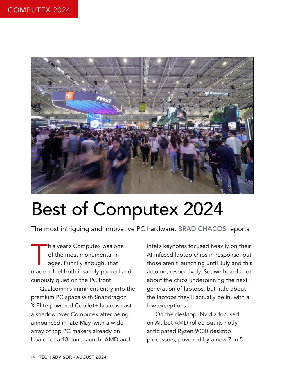 Tech Advisor Preview Pages