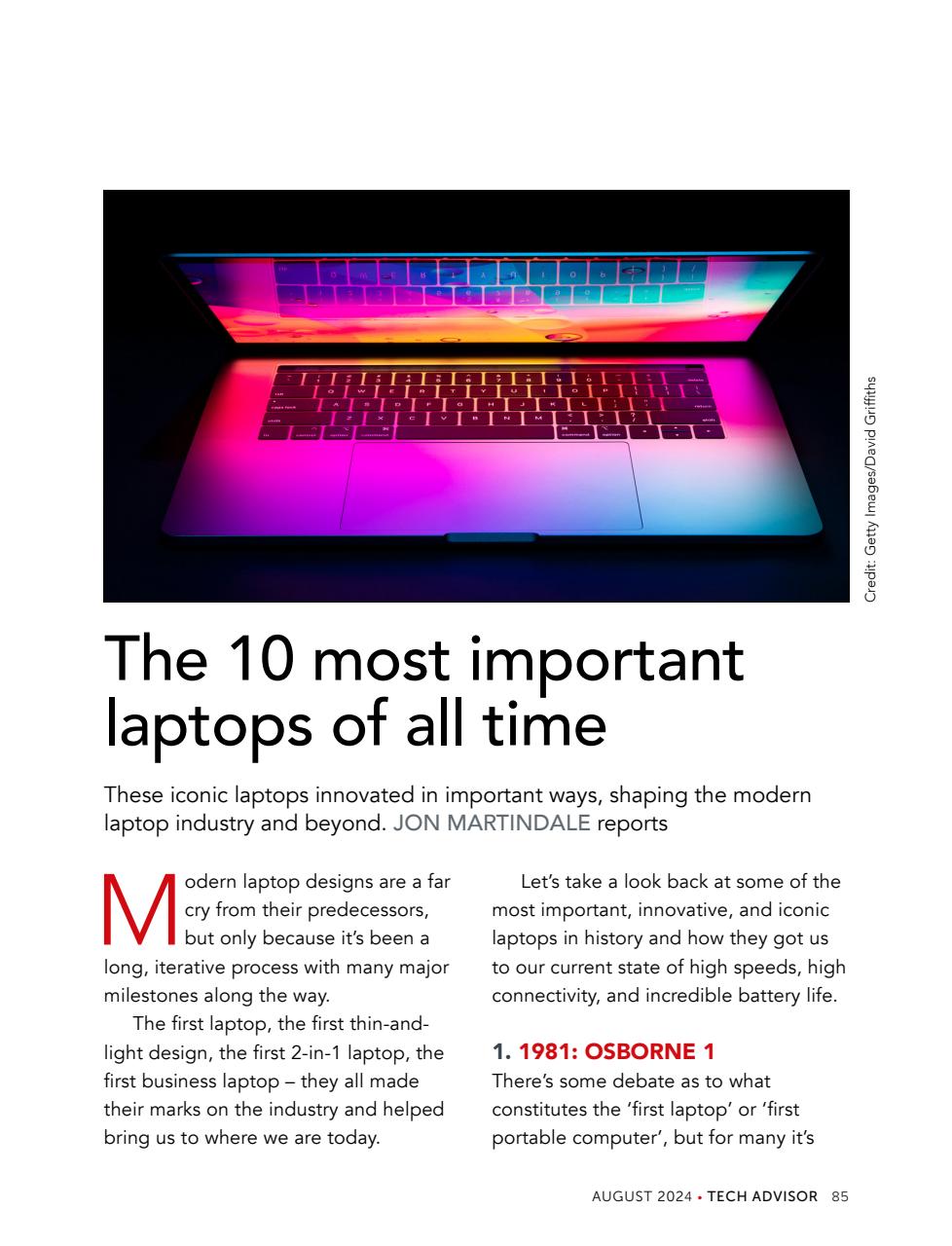 Tech Advisor Preview Pages