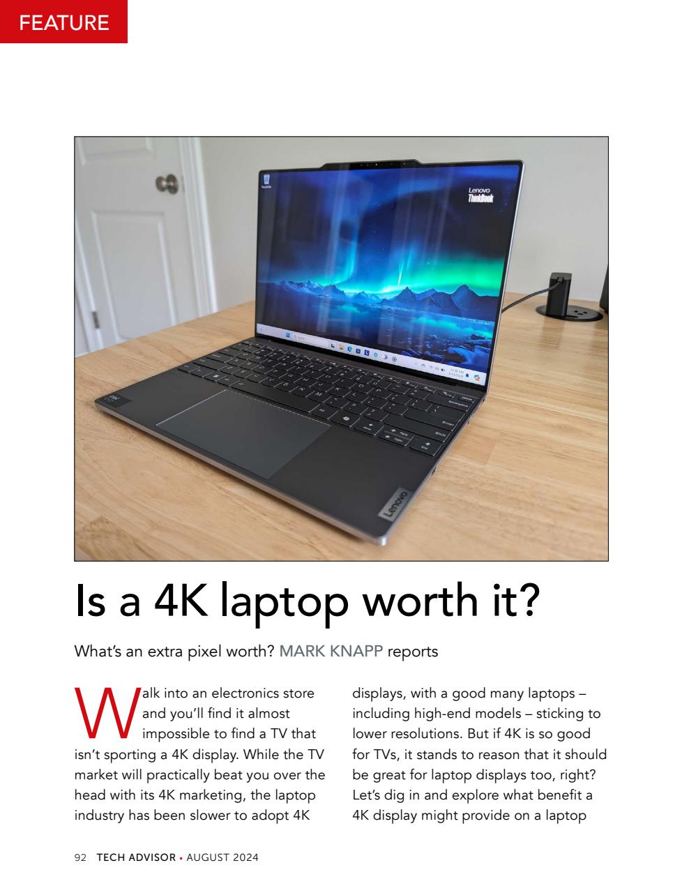 Tech Advisor Preview Pages