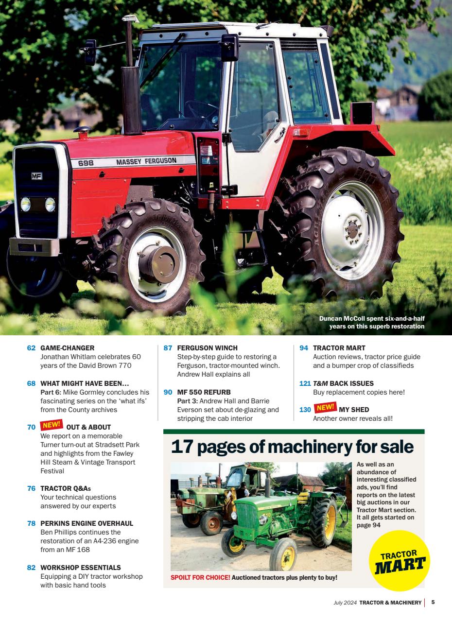 Tractor & Machinery Preview Pages