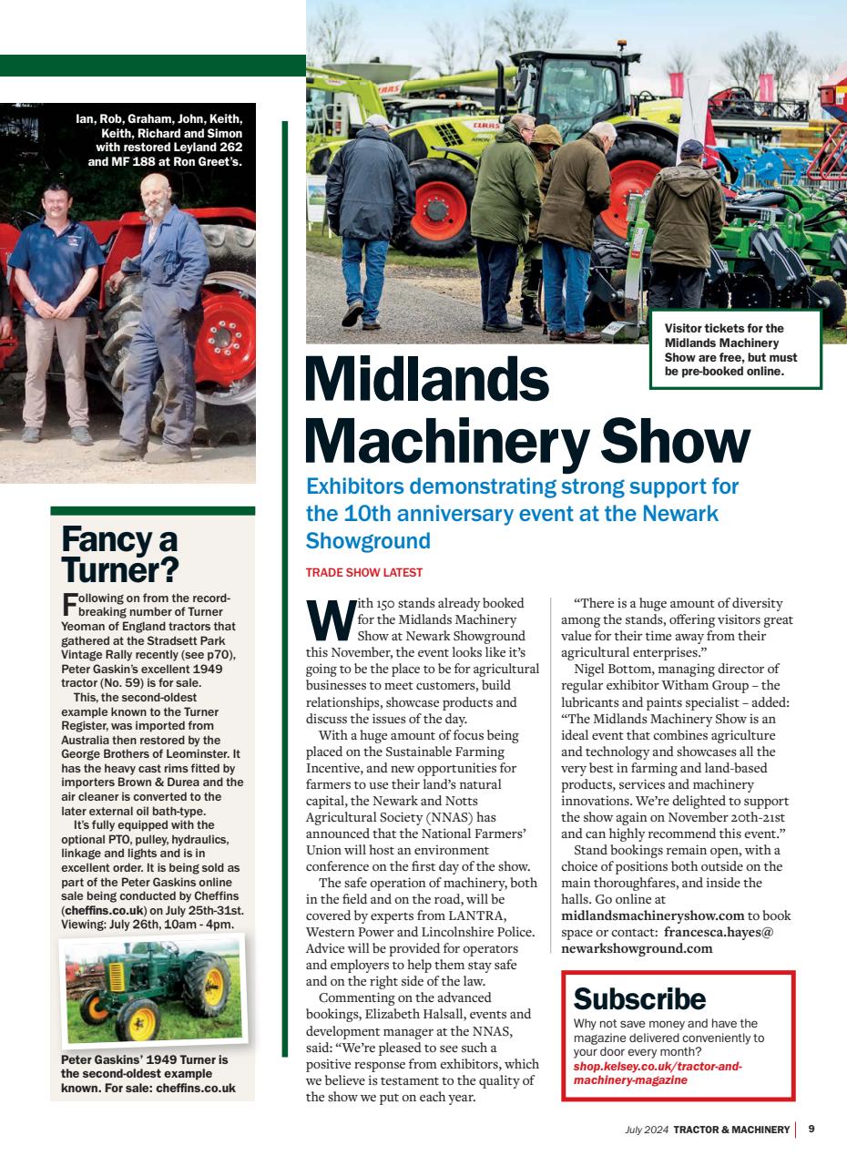 Tractor & Machinery Preview Pages