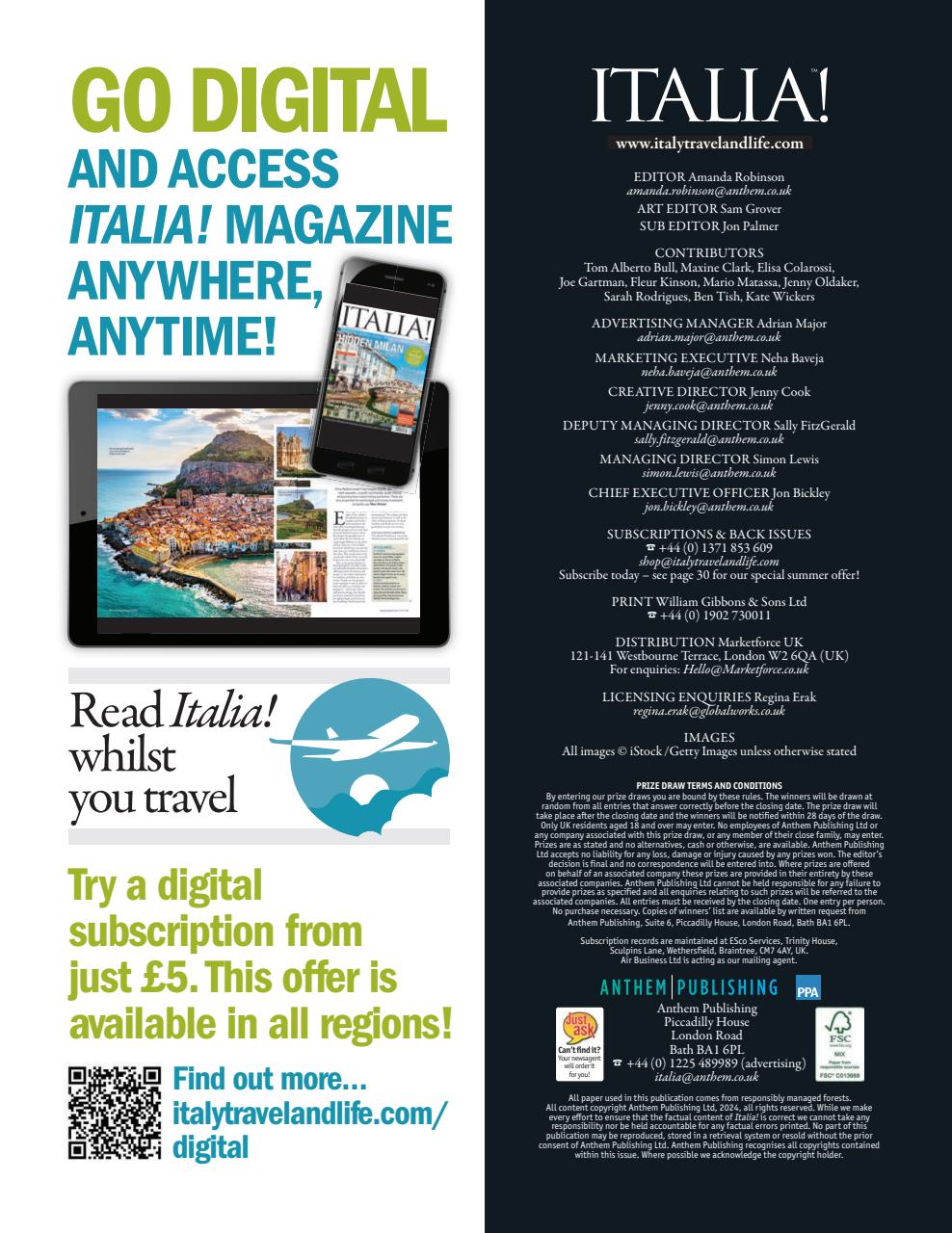 Italia! Preview Pages