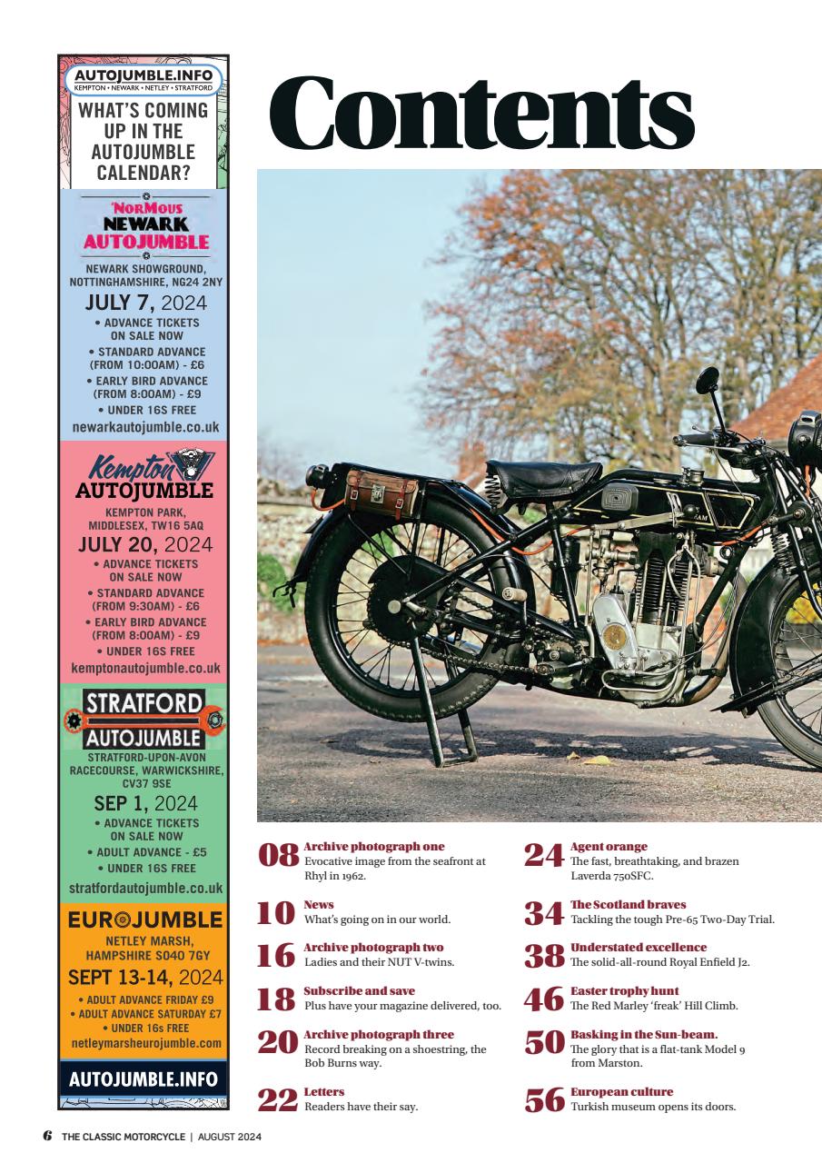 The Classic MotorCycle Preview Pages