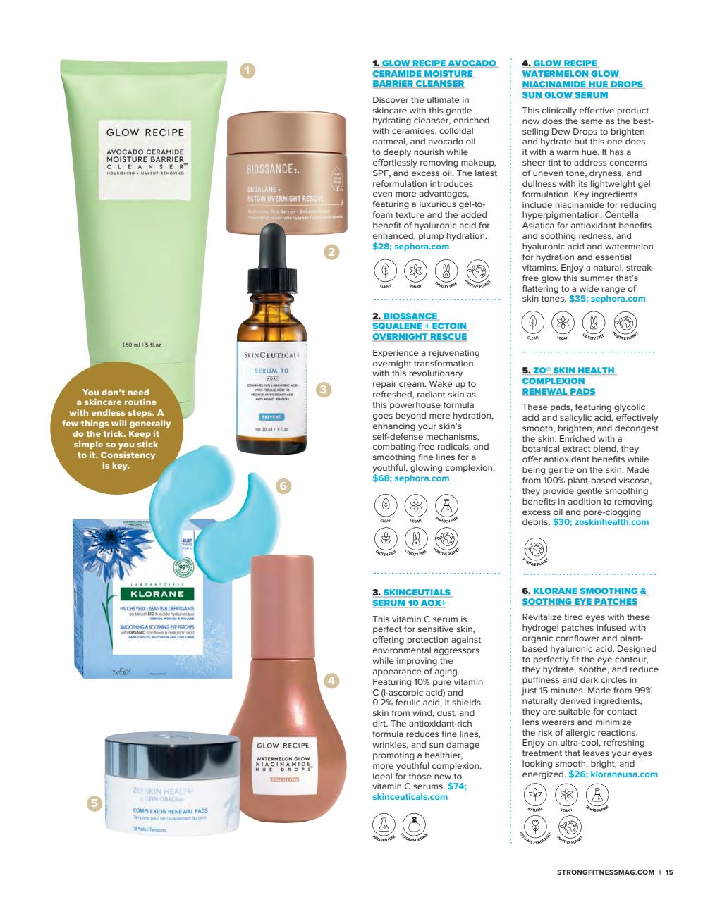 Strong Fitness Preview Pages