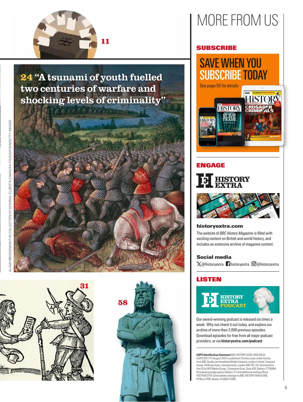 History Extra Magazine Preview Pages