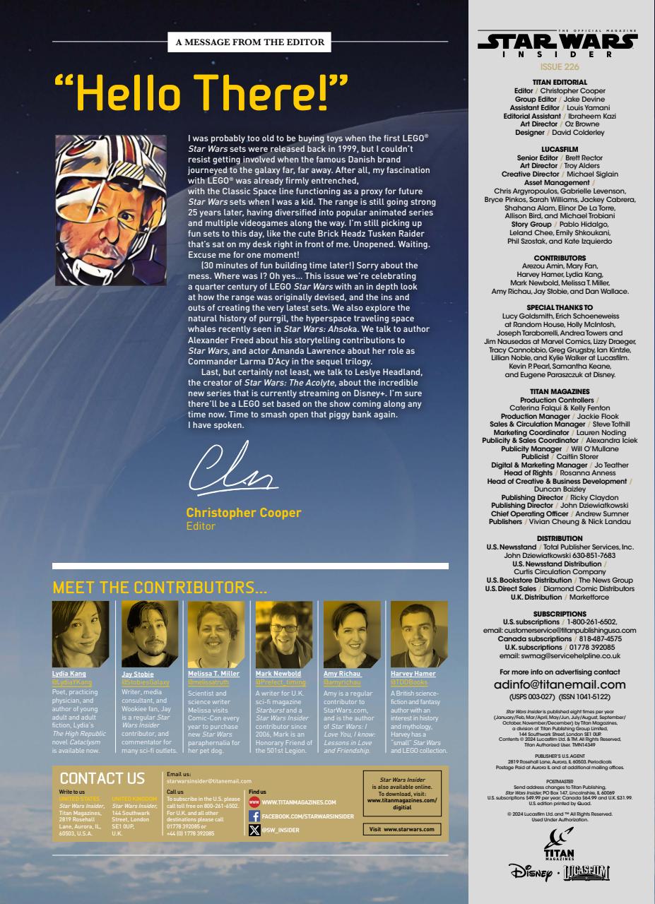 Star Wars Insider Preview Pages