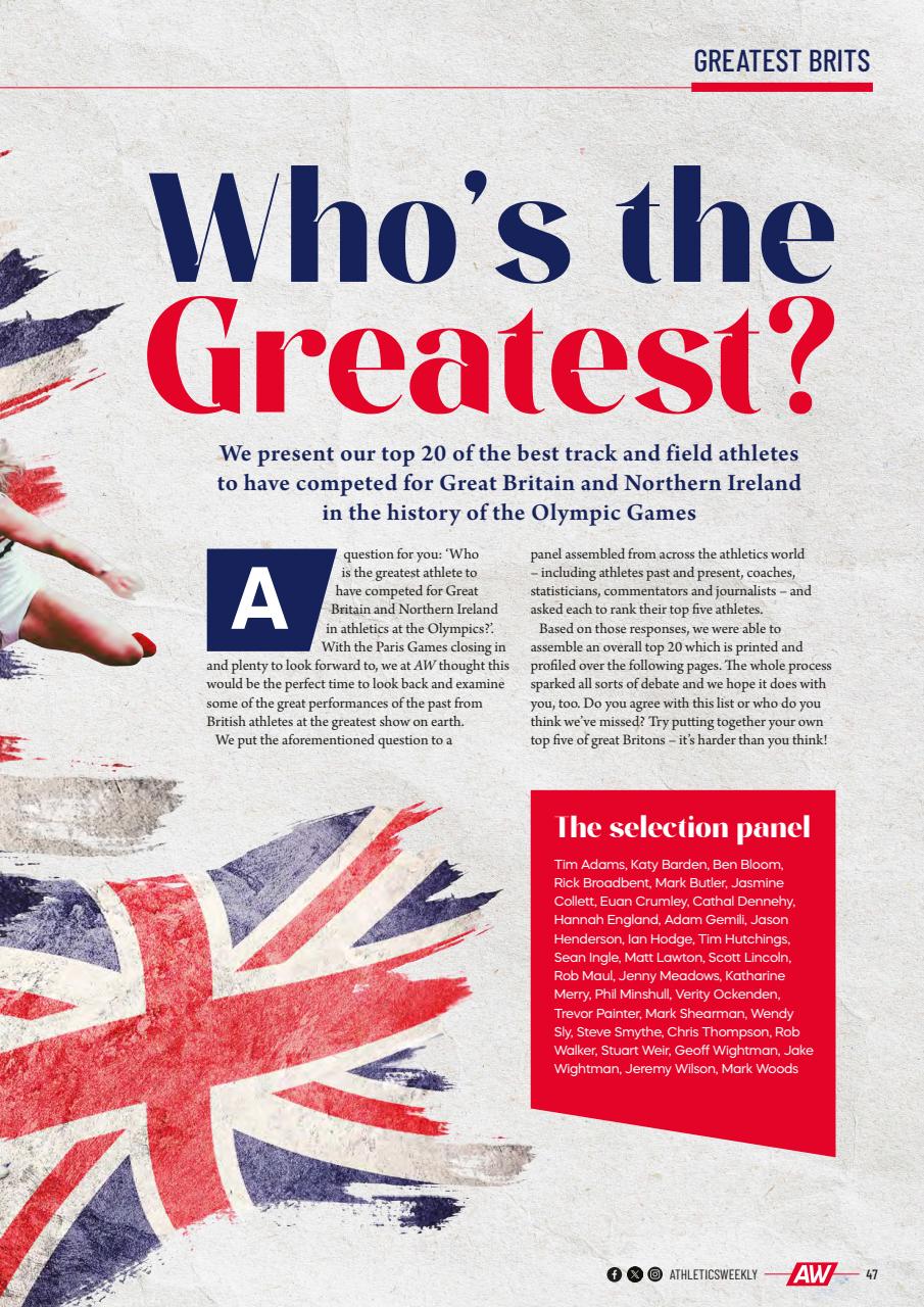 AW – Athletics Weekly Magazine Preview Pages