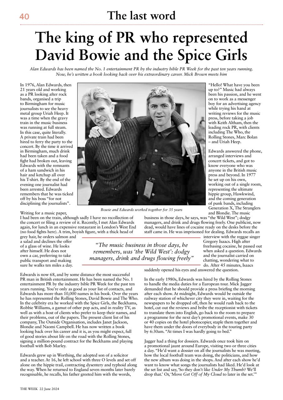 The Week Preview Pages