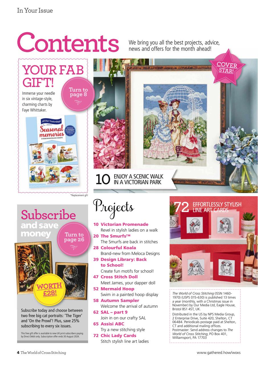 The World of Cross Stitching Preview Pages