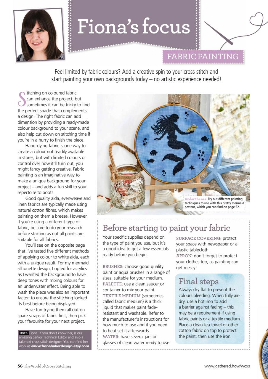 The World of Cross Stitching Preview Pages