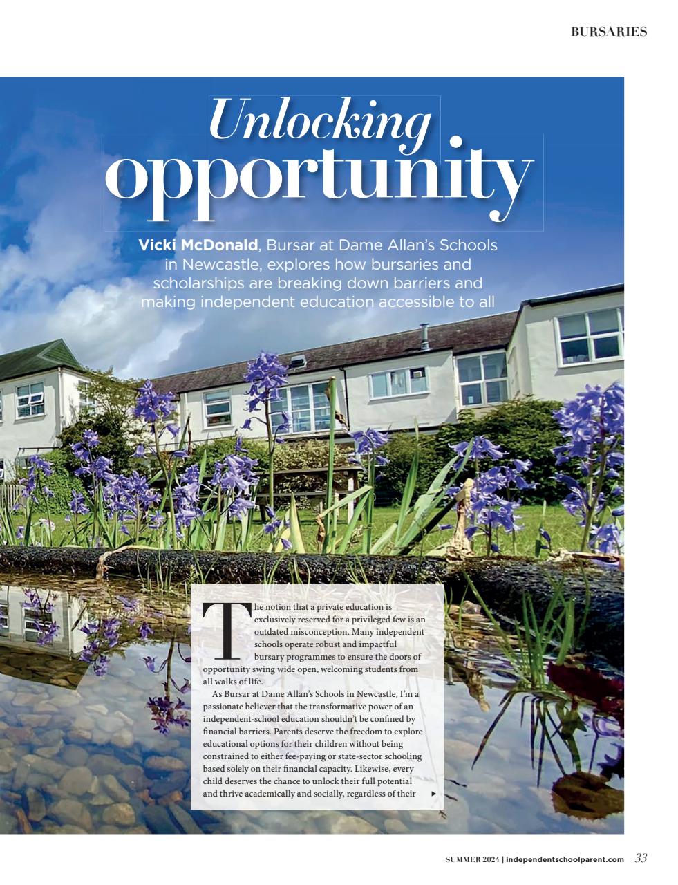 Independent School Parent Preview Pages