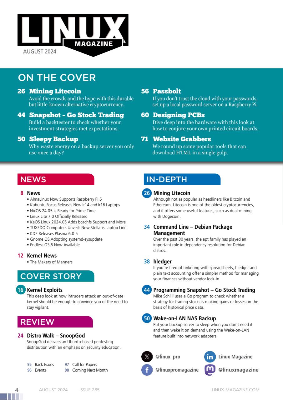 Linux Magazine Preview Pages