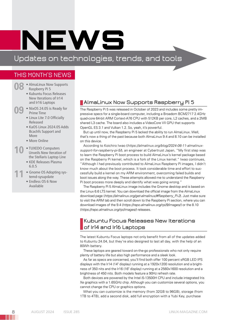 Linux Magazine Preview Pages