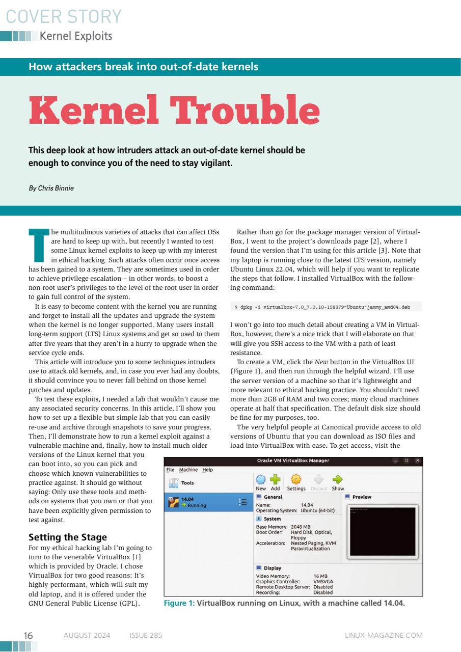 Linux Magazine Preview Pages