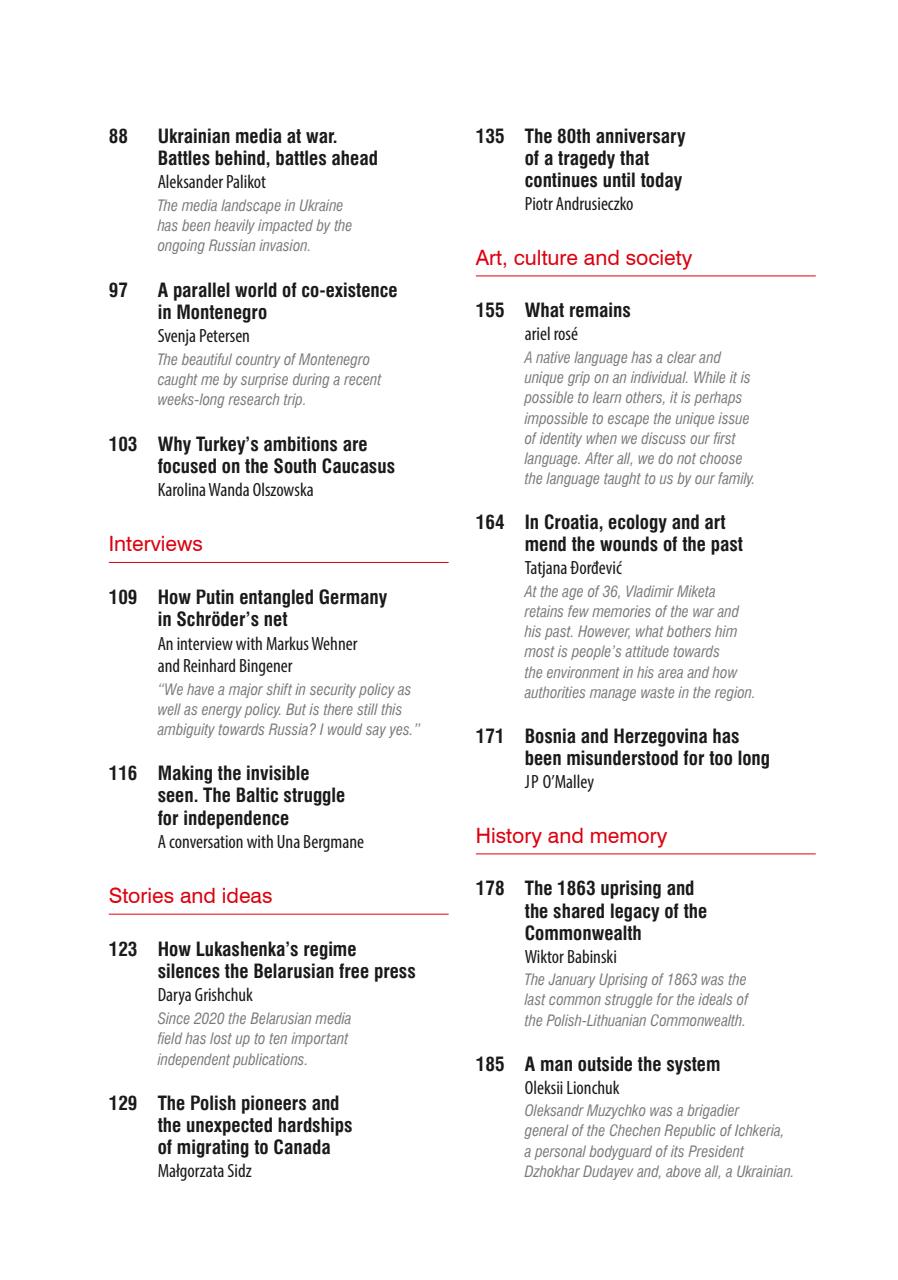 New Eastern Europe Preview Pages