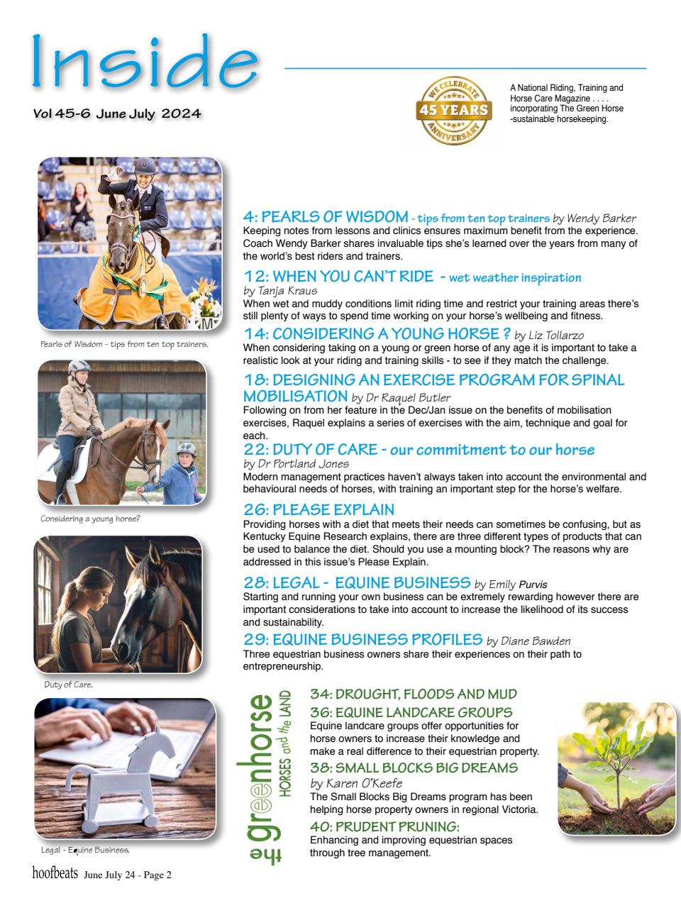 Hoofbeats Preview Pages