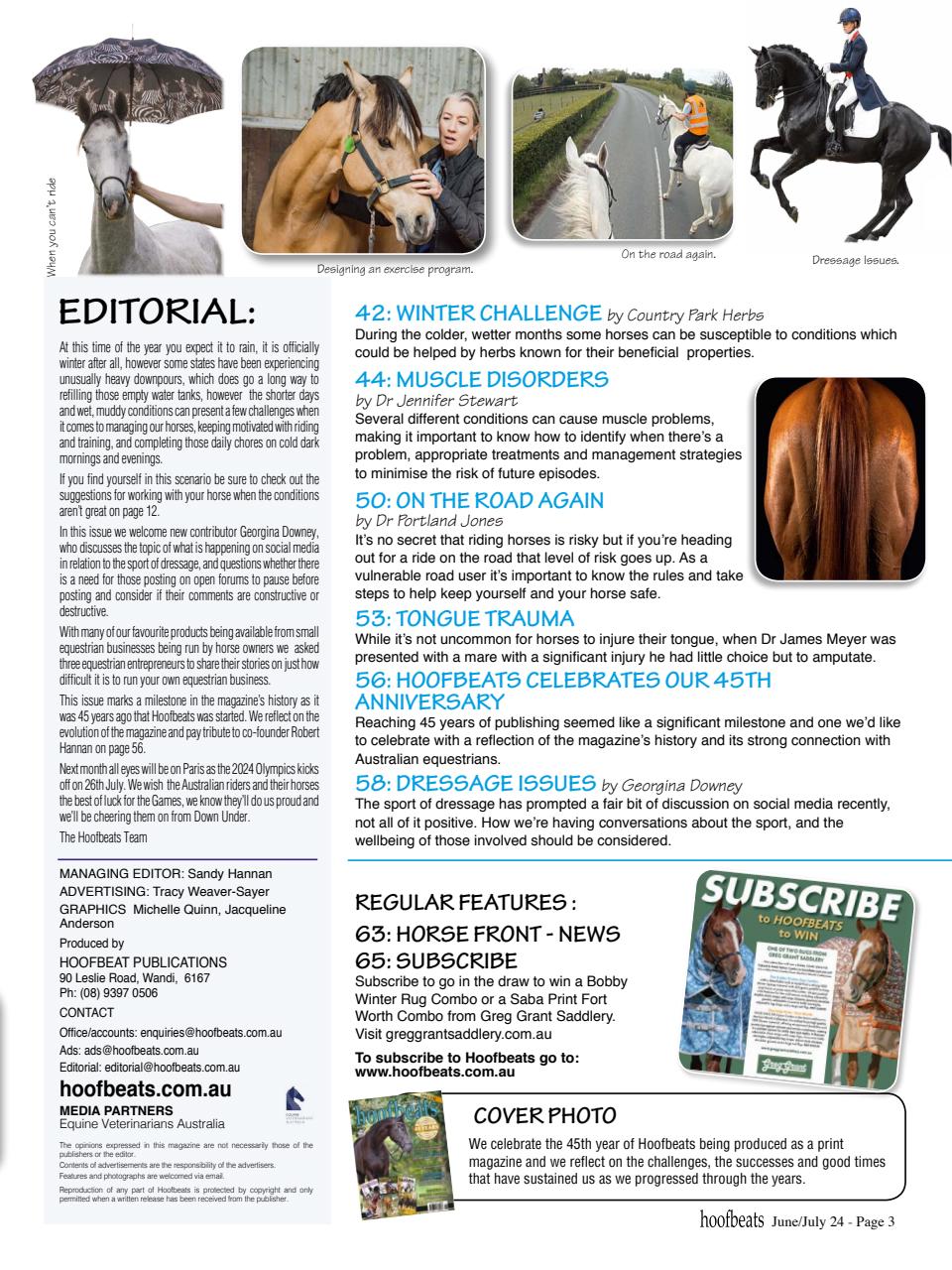 Hoofbeats Preview Pages