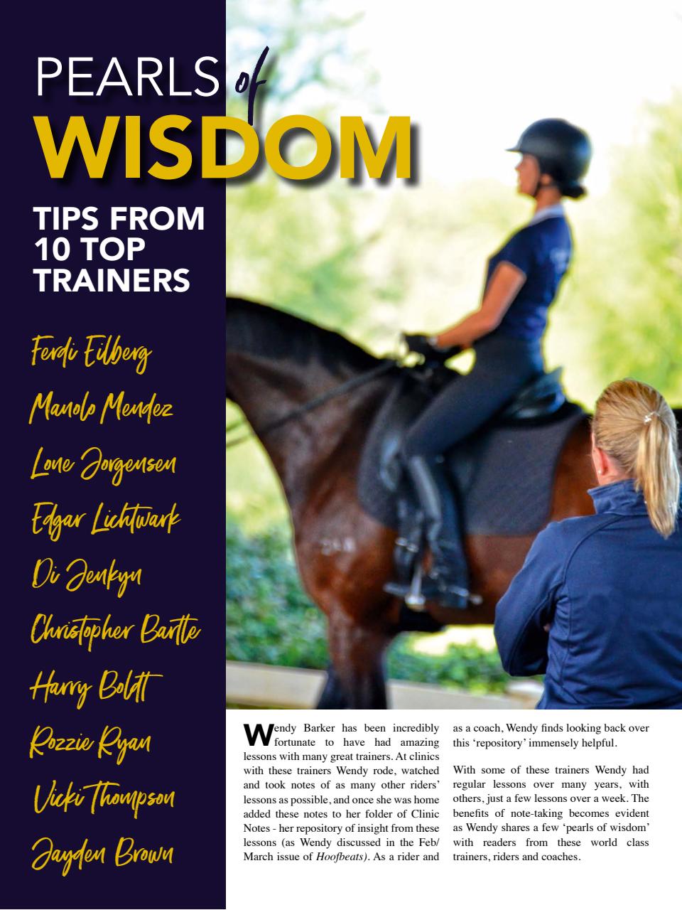 Hoofbeats Preview Pages