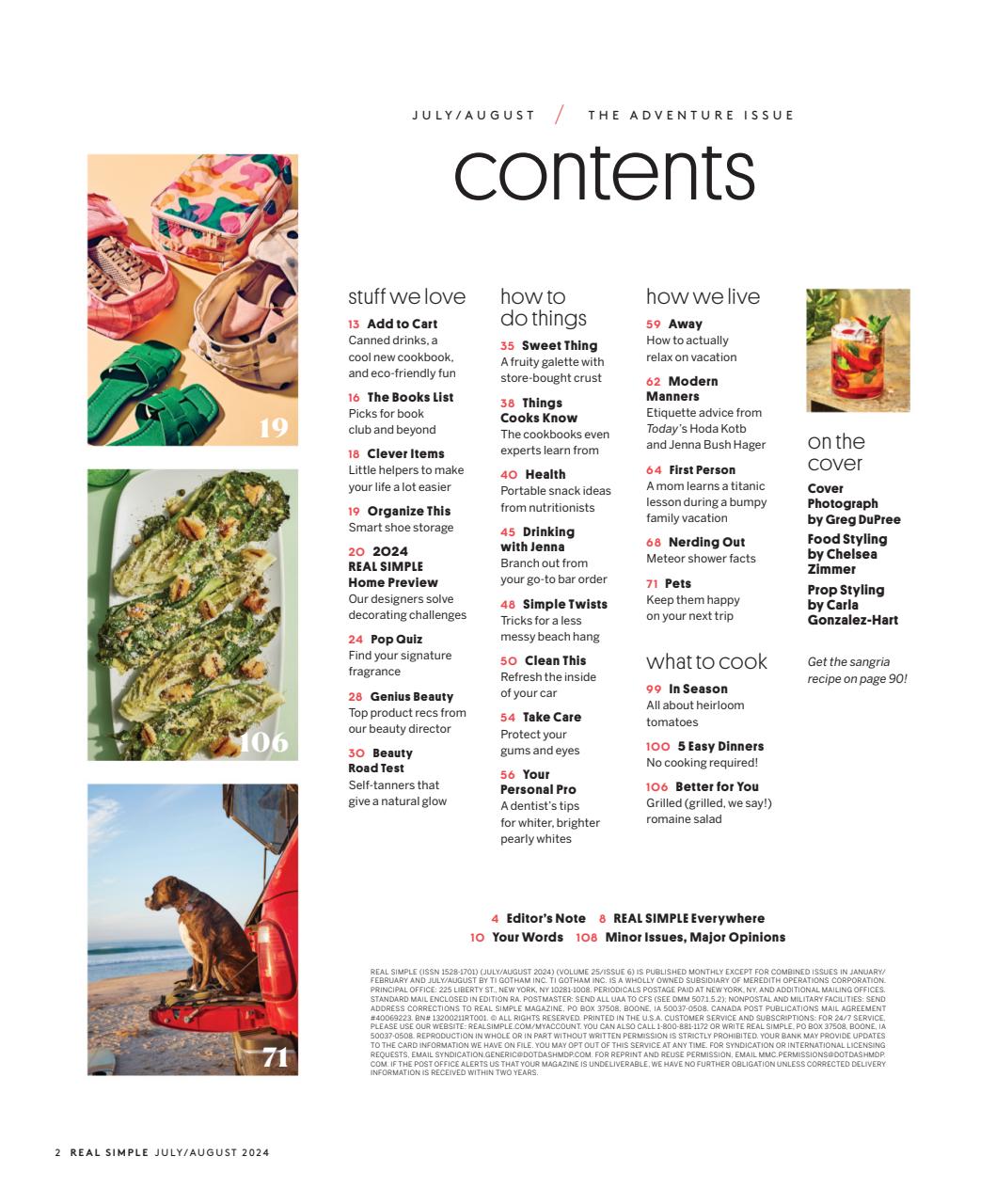 Real Simple Preview Pages