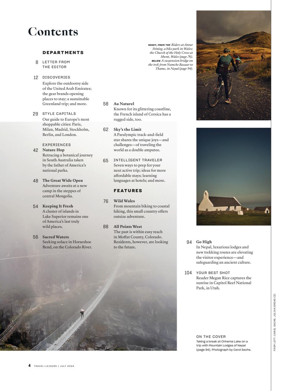 Travel + Leisure Preview Pages