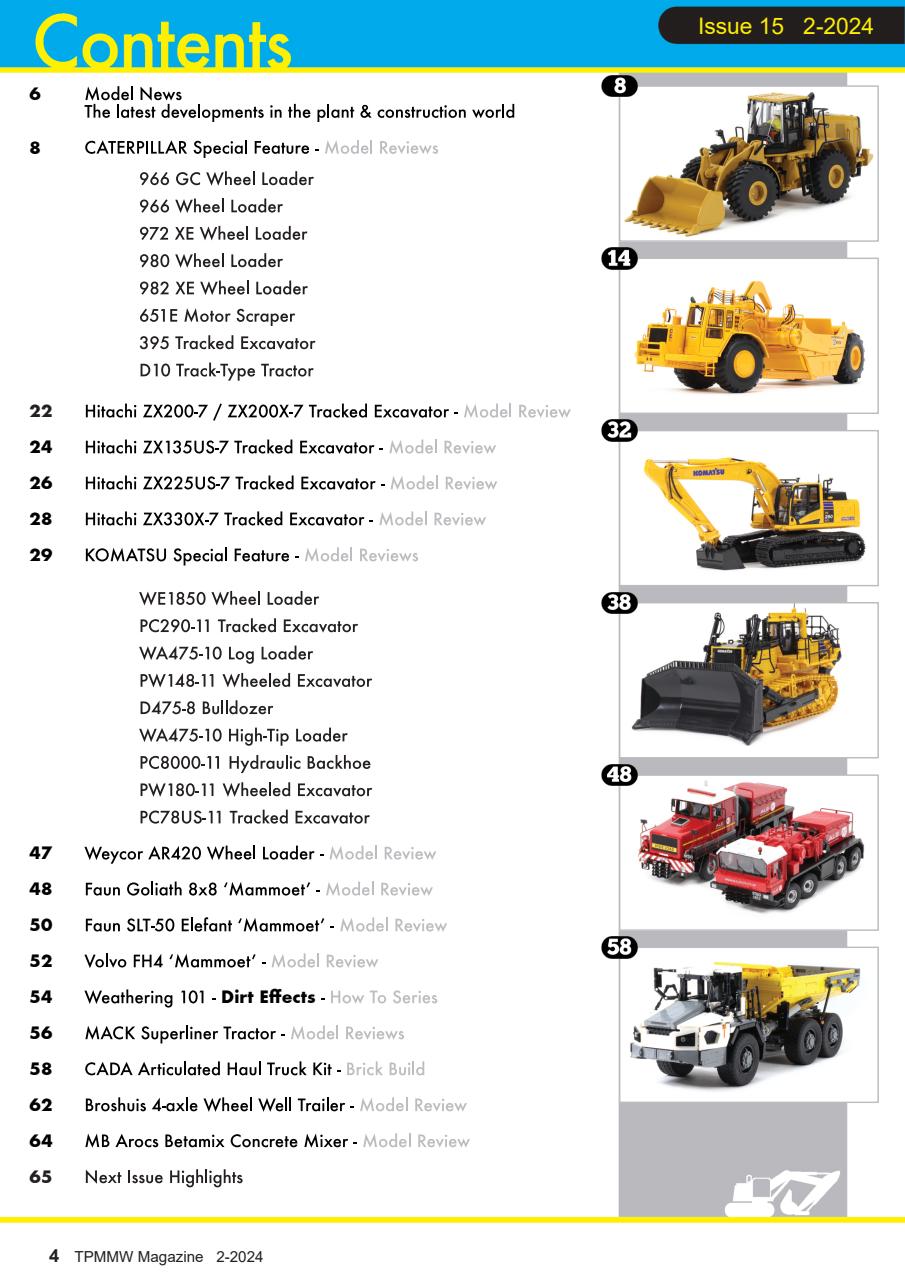 Truck, Plant & Machinery Model World Preview Pages