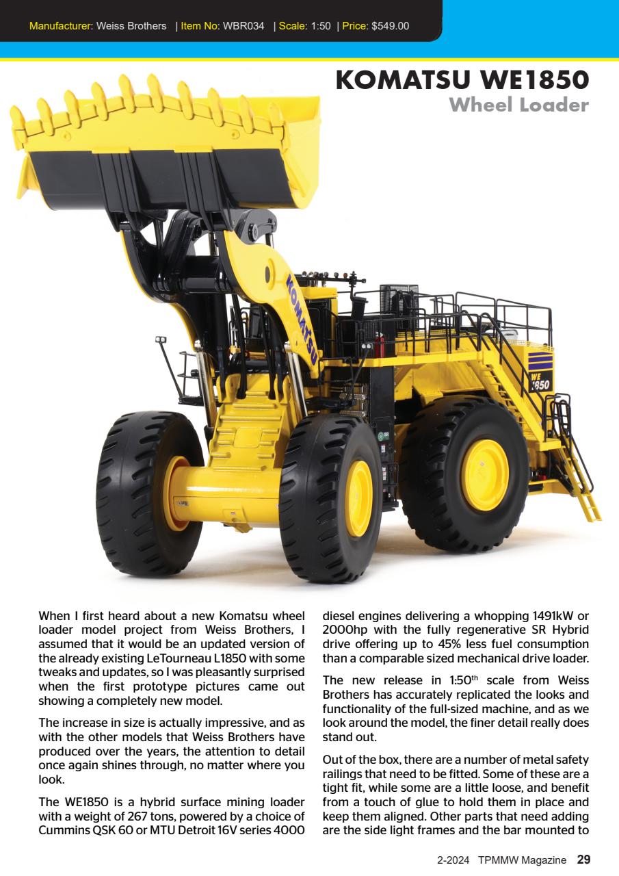 Truck, Plant & Machinery Model World Preview Pages
