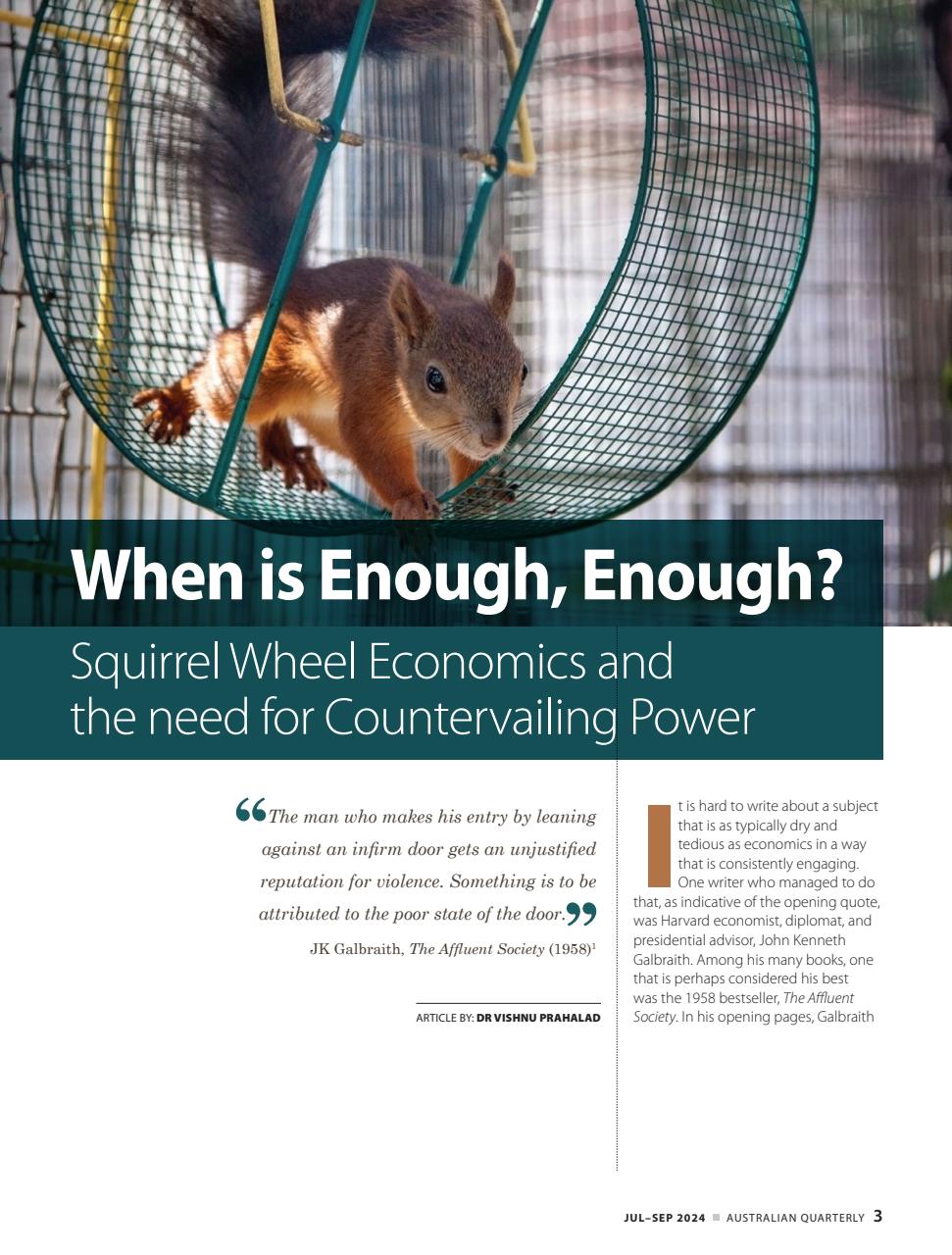 AQ: Australian Quarterly Preview Pages