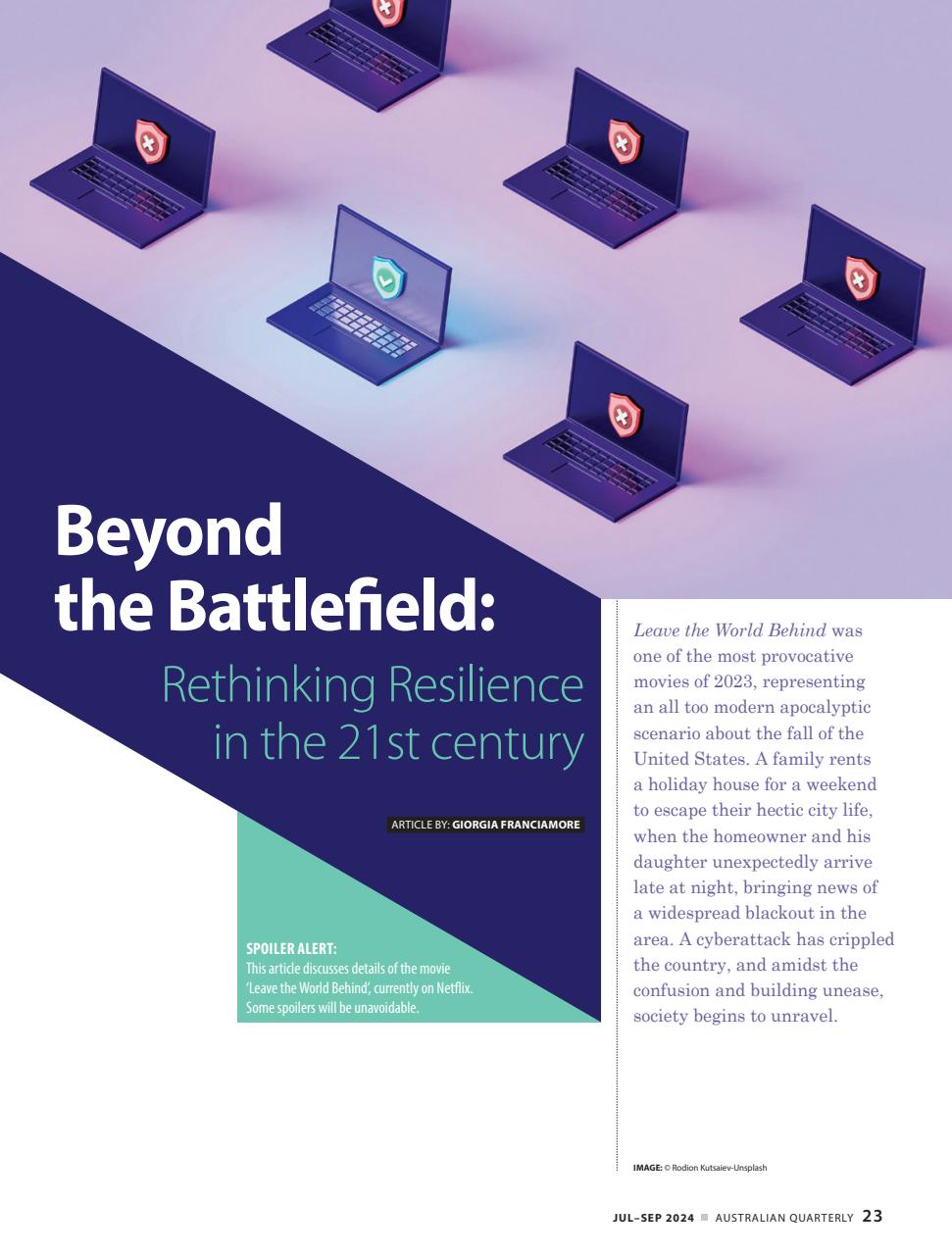 AQ: Australian Quarterly Preview Pages