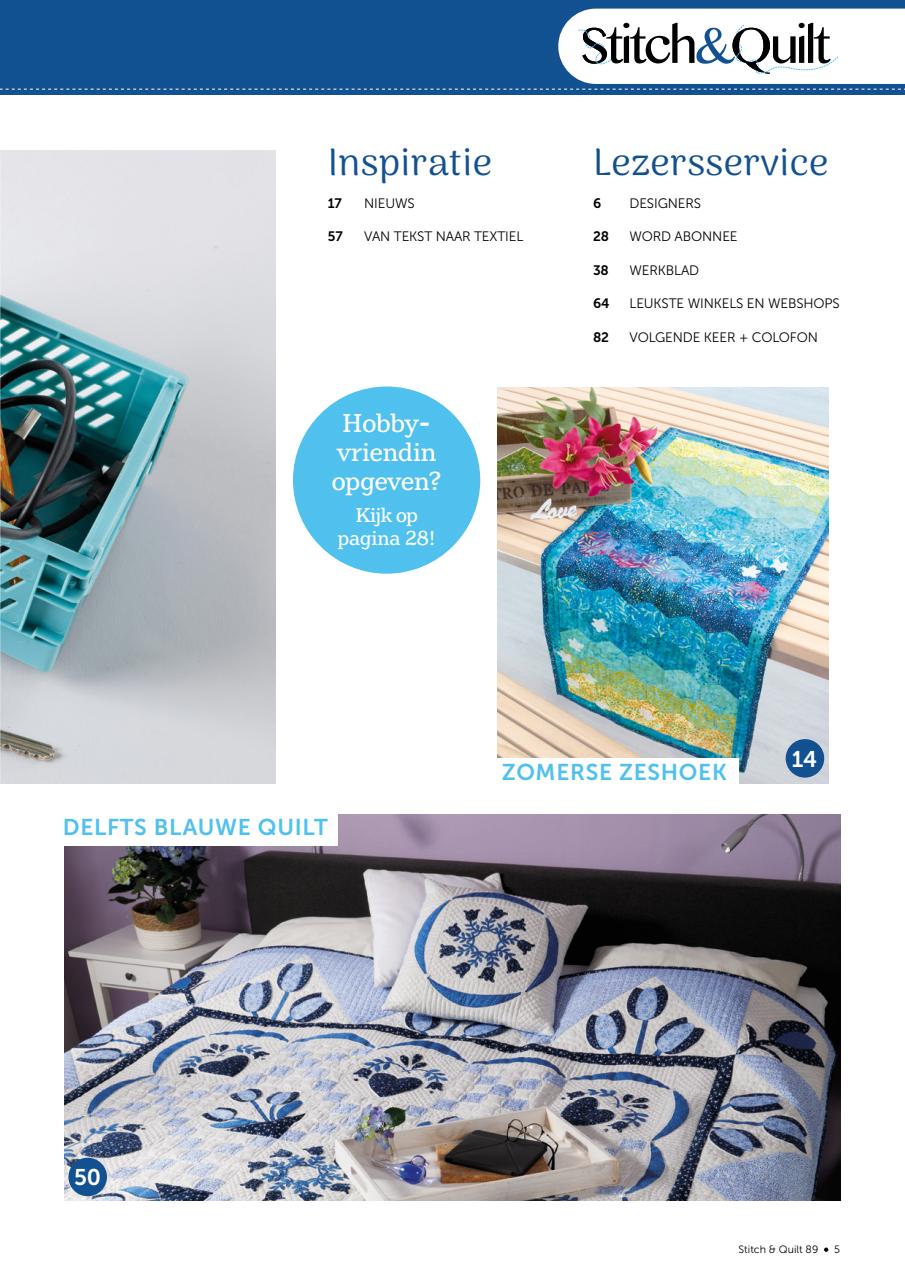 Stitch & Quilt (Quilt & Zo) Preview Pages