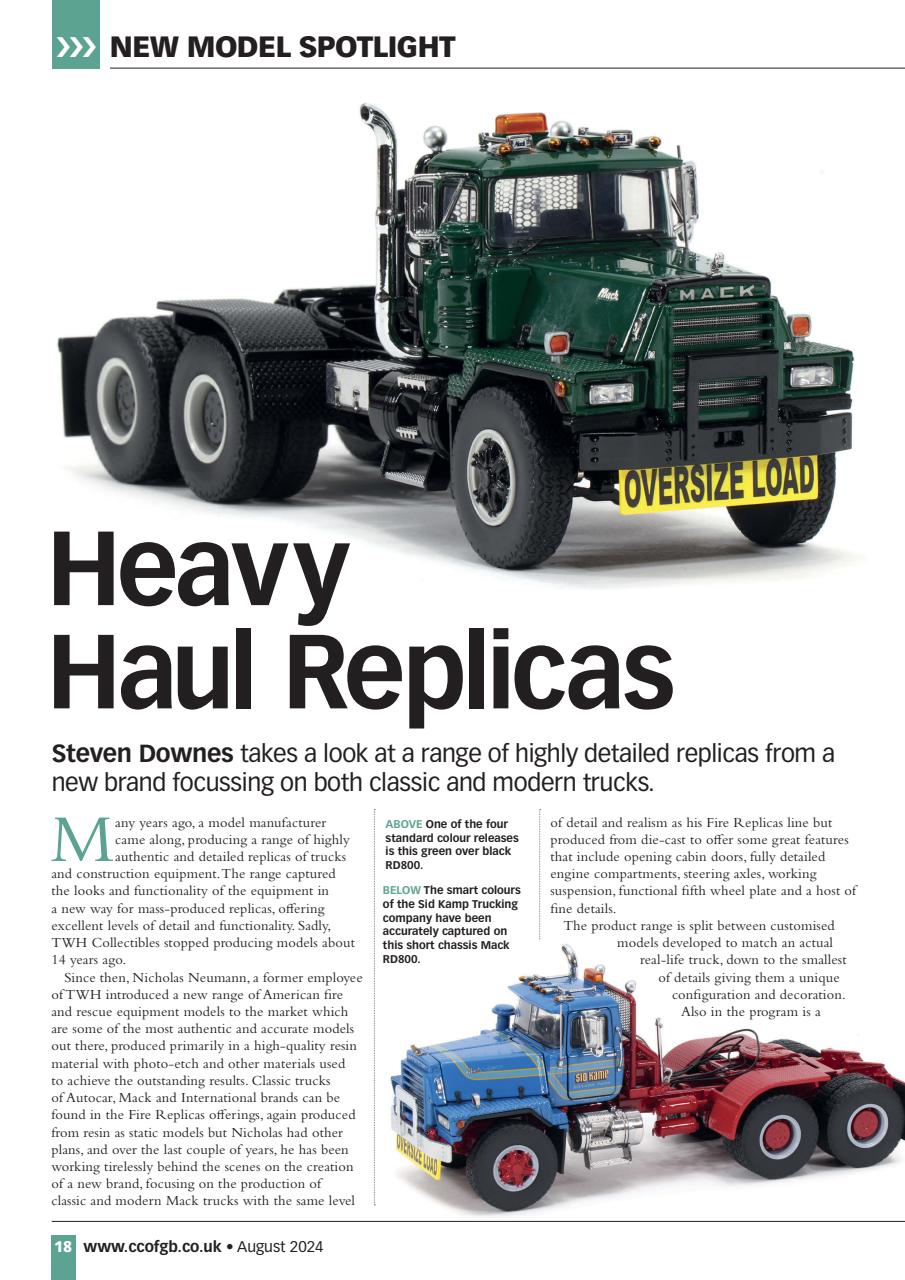 Diecast Collector Preview Pages