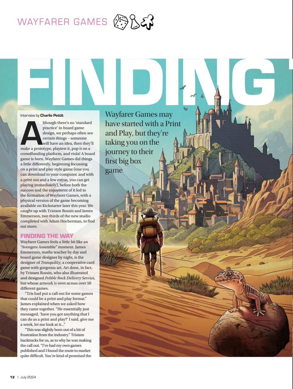 Tabletop Gaming Preview Pages