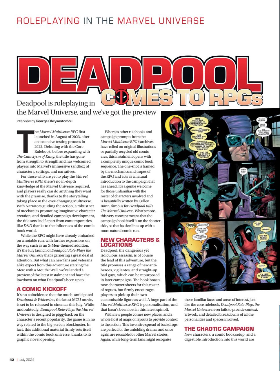 Tabletop Gaming Preview Pages