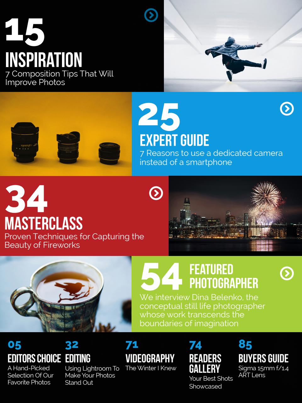 Photography Masterclass Magazine Preview Pages