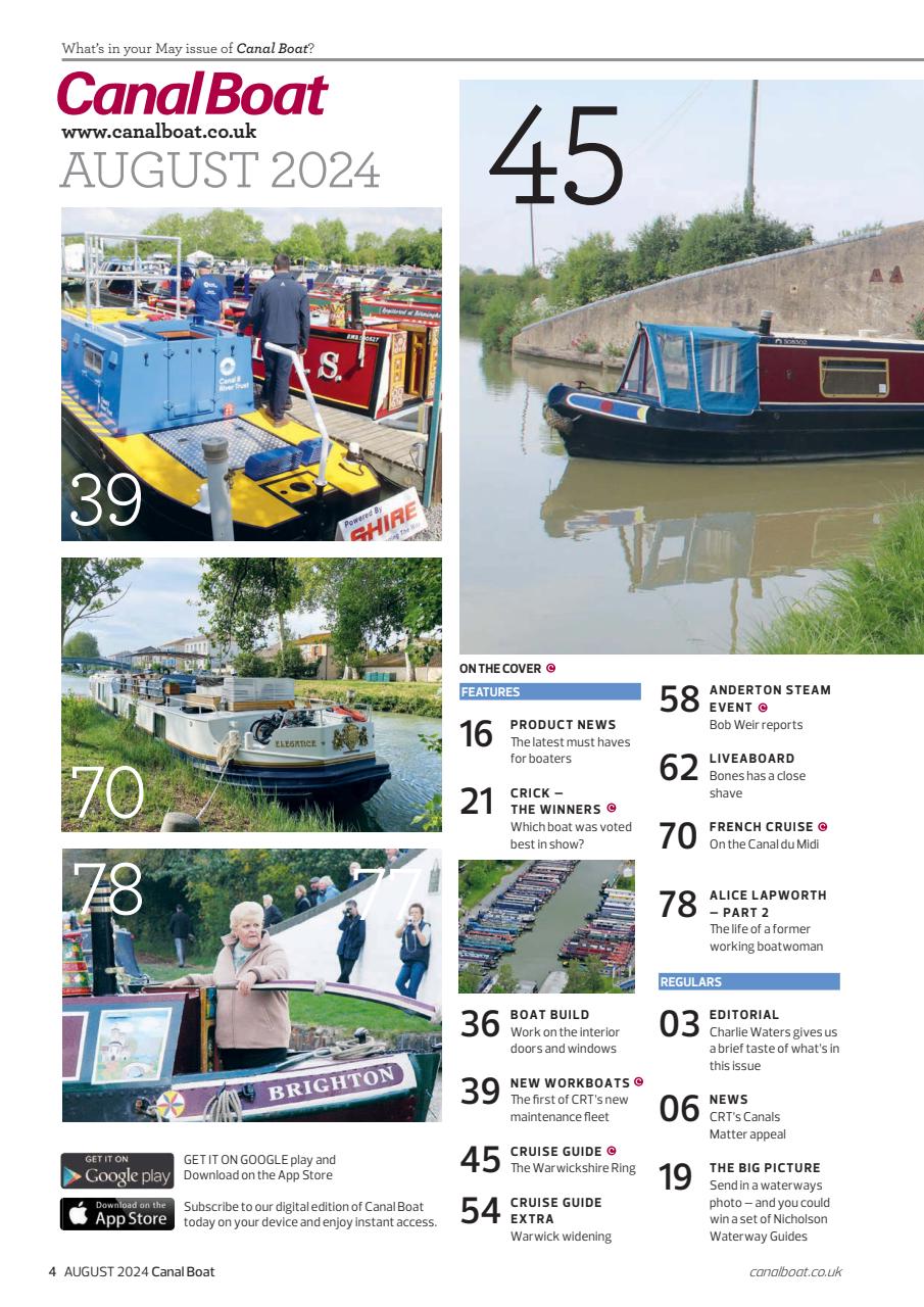 Canal Boat Preview Pages