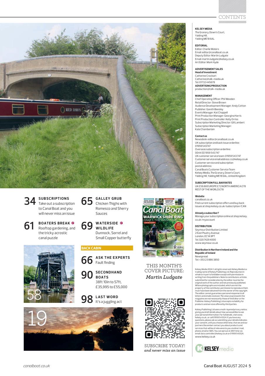 Canal Boat Preview Pages