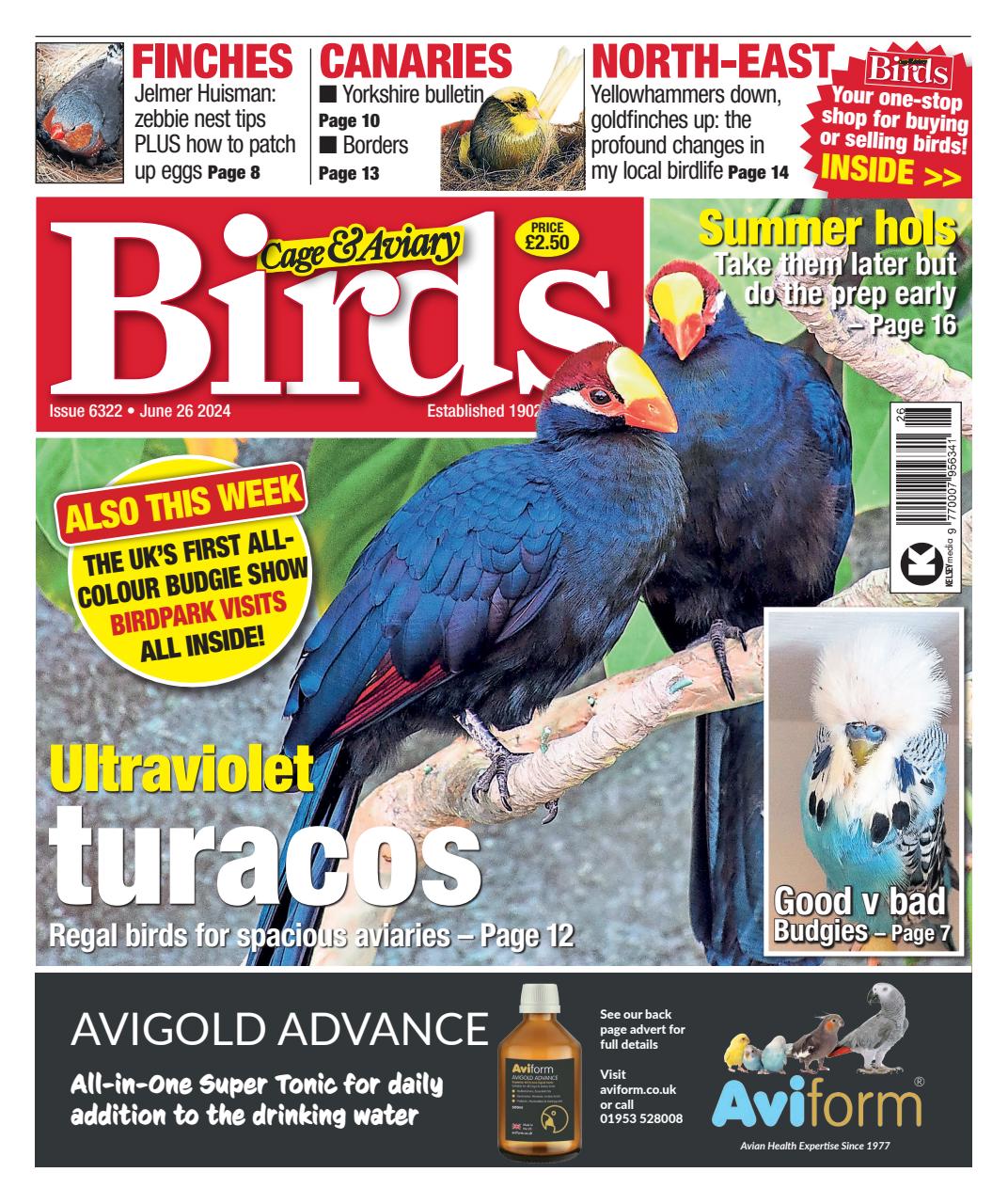 Cage & Aviary Birds Preview Pages