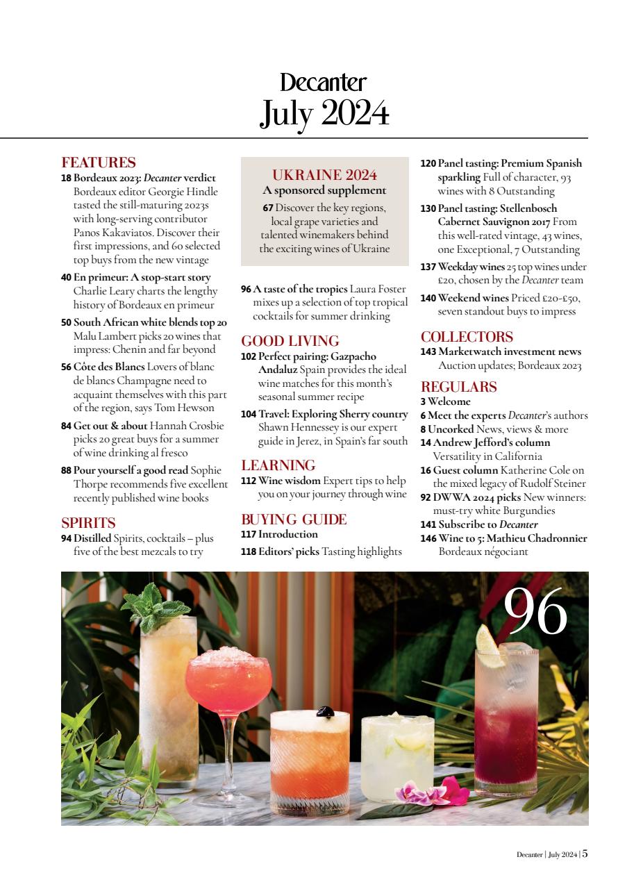 Decanter Preview Pages