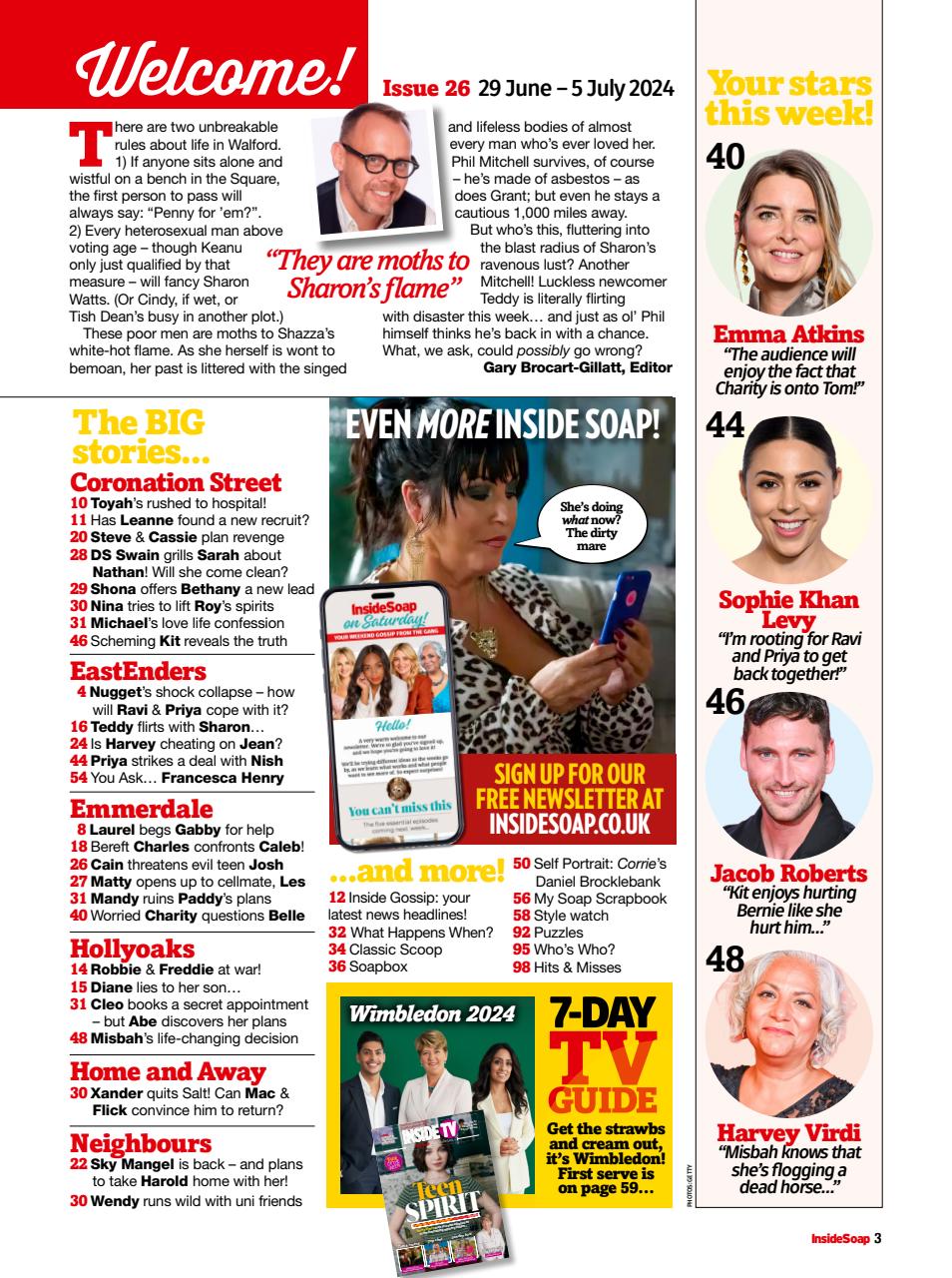 Inside Soap Preview Pages