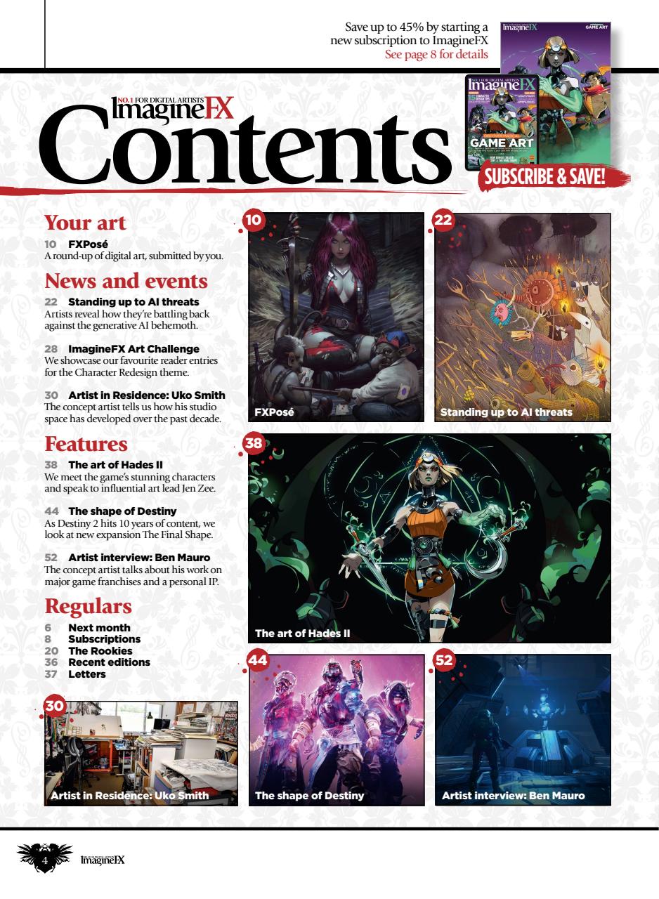 ImagineFX Preview Pages