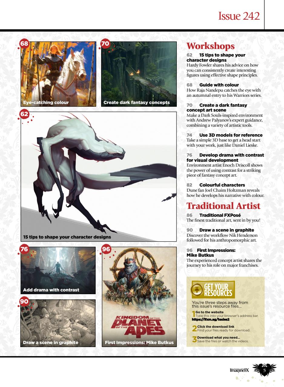 ImagineFX Preview Pages