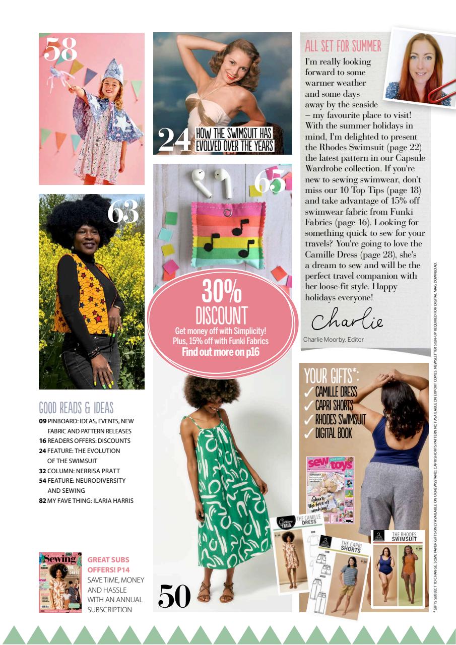 Simply Sewing Preview Pages