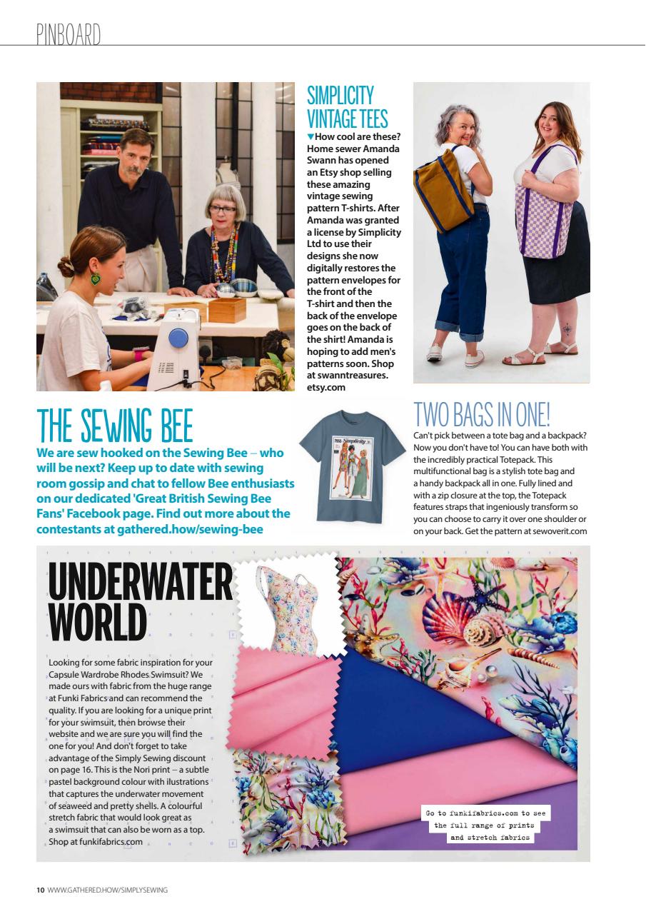 Simply Sewing Preview Pages