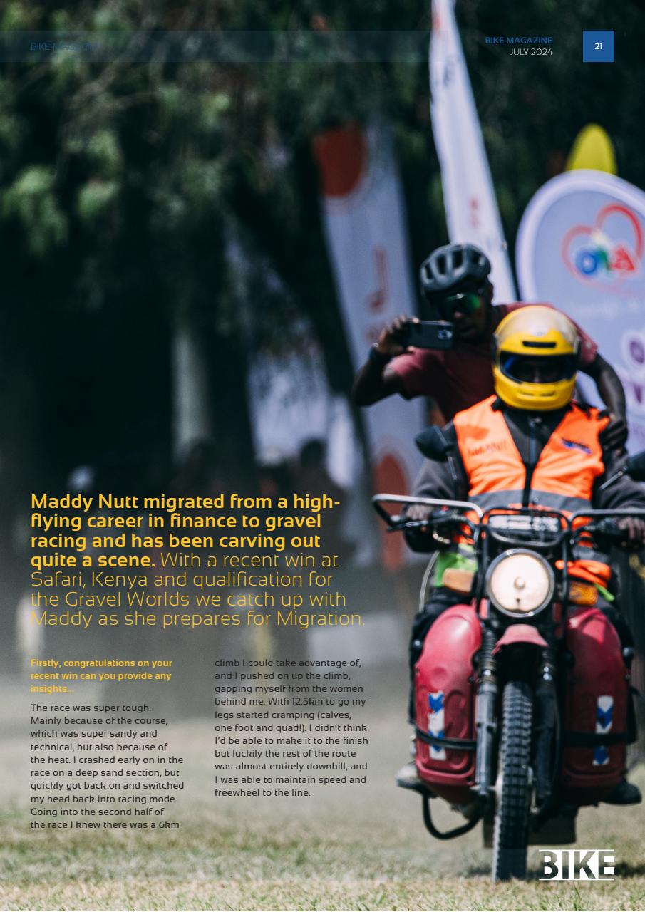 BIKE Magazine Preview Pages