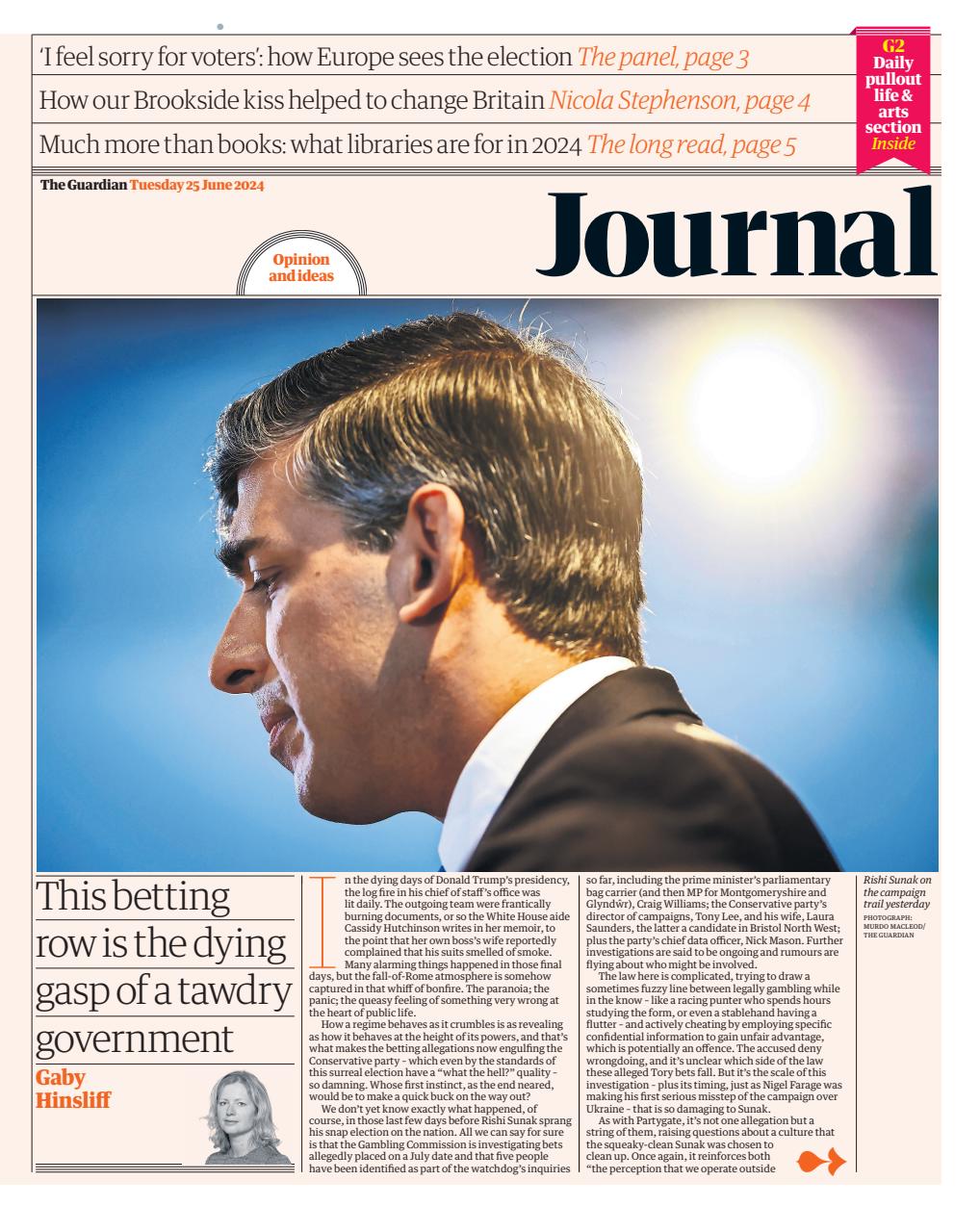 The Guardian Newspaper Preview Pages