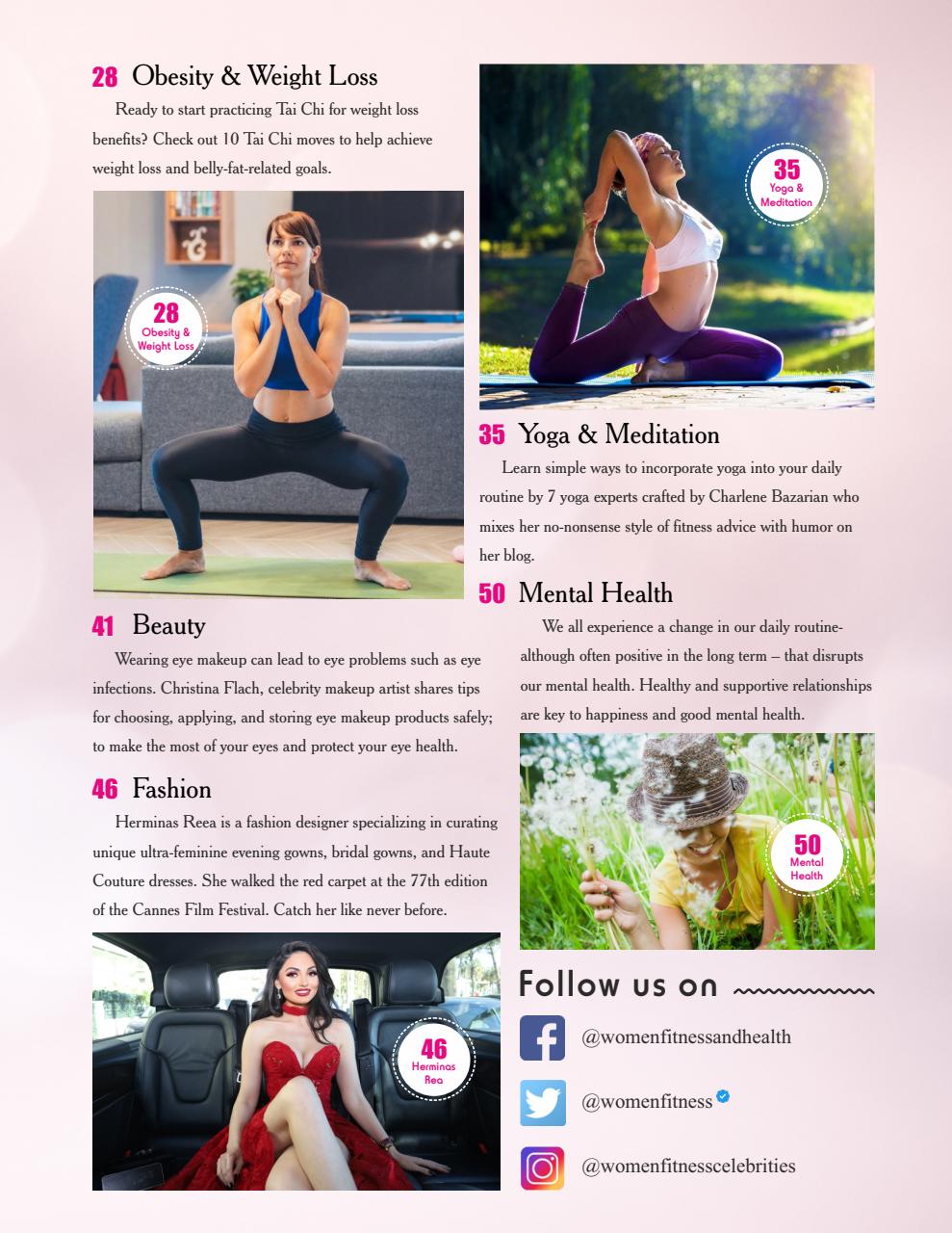Women Fitness Preview Pages