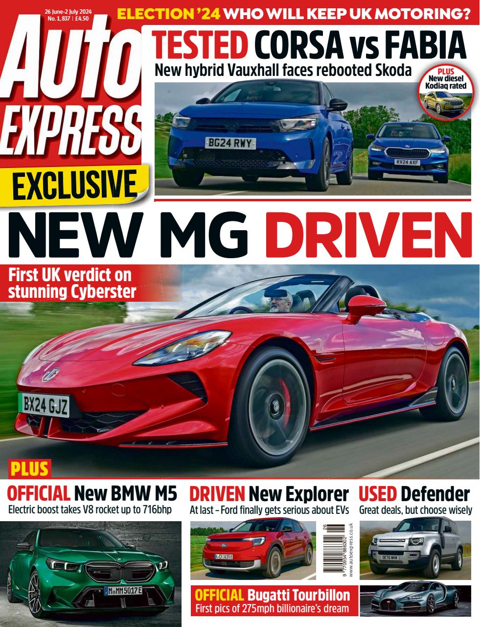Auto Express Preview Pages