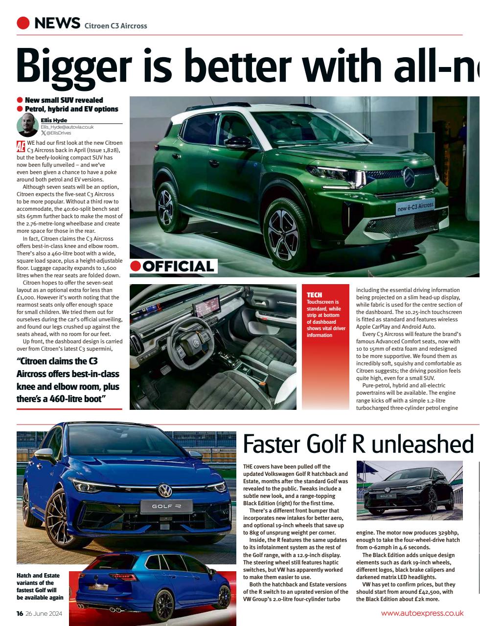 Auto Express Preview Pages