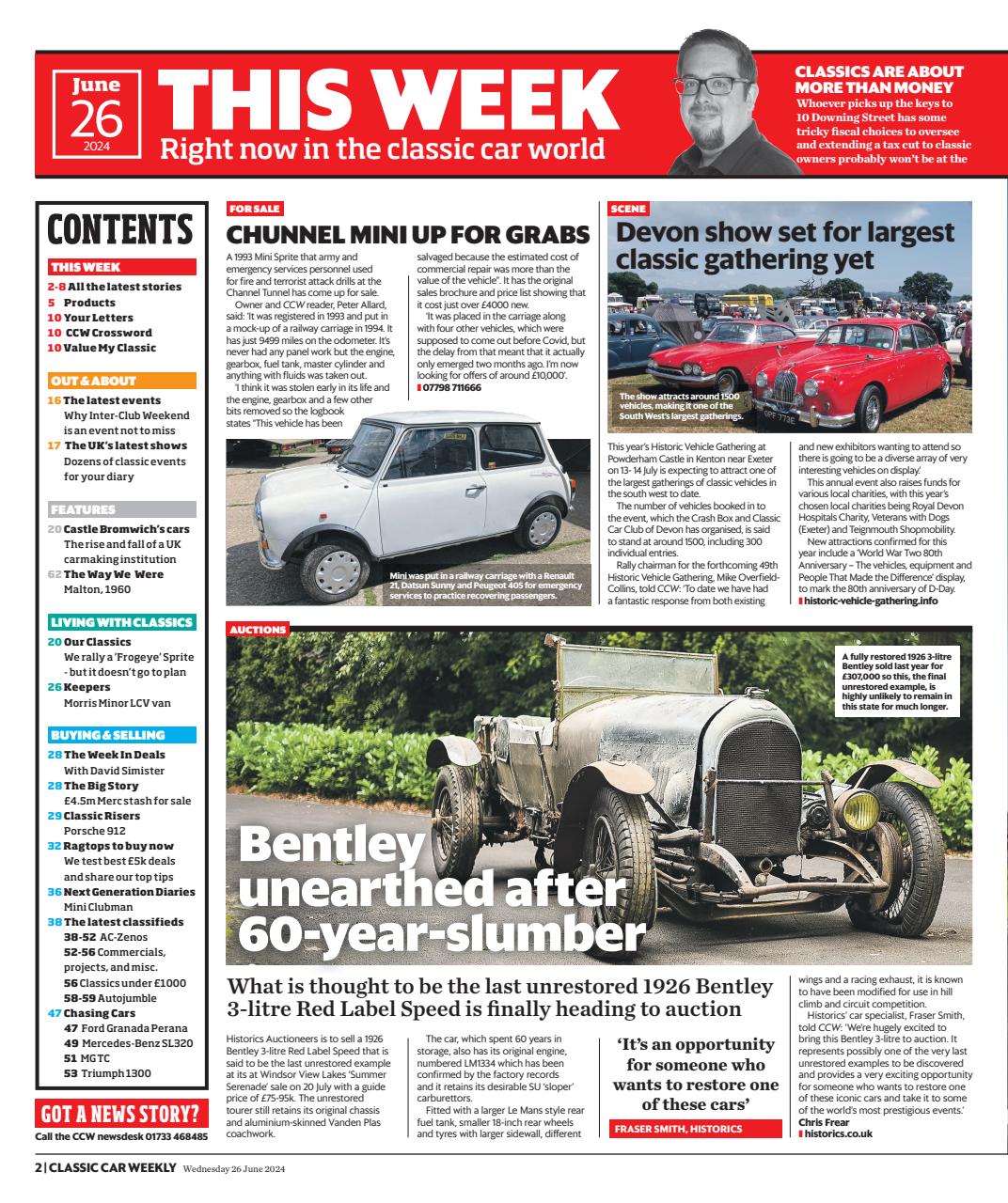 Classic Car Weekly Preview Pages